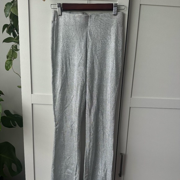 Silver/Sparkly H&M Flare Pants - Picture 1 of 1